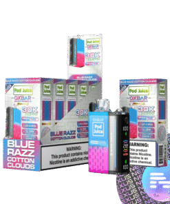 Blue Razz Cotton Clouds Pod Juice x OXBAR Magic Maze 2 30K Puff Disposable Vape - Nexus Smoke
