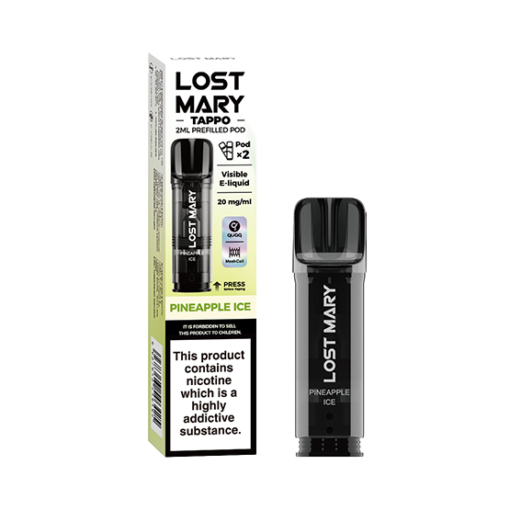 Pineapple Ice Tappo Prefilled Pods by Lost Mary