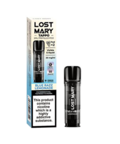 Blue Razz Lemonade Tappo Prefilled Pods by Lost Mary