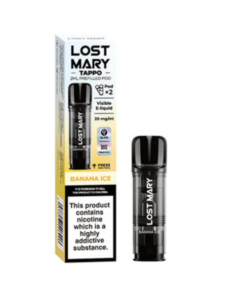 Banana Ice Tappo Prefilled Pods by Lost Mary