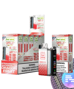 Strawberry Watermelon Dragon Fruit Pod Juice x OXBAR Magic Maze 2 30K Puff Disposable Vape - Nexus Smoke
